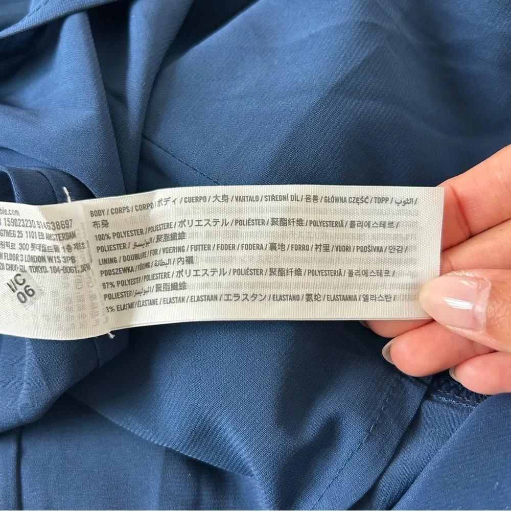 Abercrombie Navy Tiered Dress